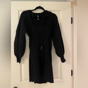 Free People Open Back Sweater Dress